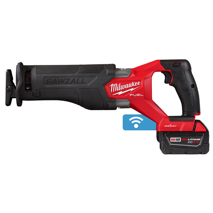 Milwaukee M18 FUEL SAWZALL Recip Saw w/ ONE-KEY - 2 Battery Kit
