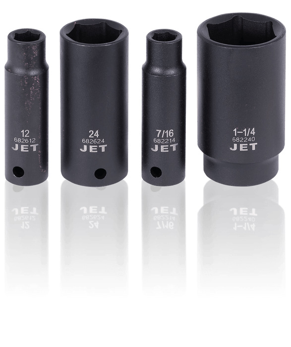 Jet 27 pc. 1/2" Drive 6-point Deep SAE/Metric Impact Socket Set