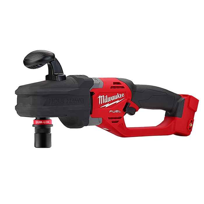 Milwaukee M18 FUEL Cordless Hole Hawg Right Angle Drill withQUIK-LOK - Tool Only