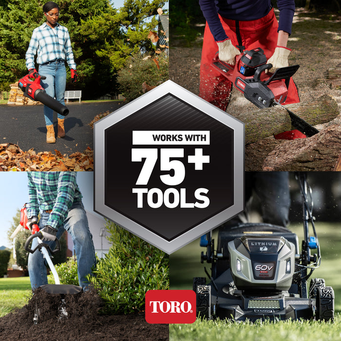 Toro 60V Max 21" Stripe® Dual-Blades Self-Propelled Cordless Lawn Mower w/ 7.5Ah Battery & Charger