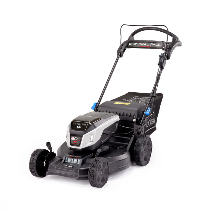 Toro 60V Max 21" Super Recycler® w/Personal Pace® & SmartStow® Cordless Lawn Mower - 7.5Ah Battery