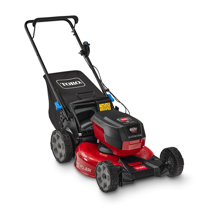 Toro 60V Max 21" Recycler® w/ SmartStow® Cordless Lawn Mower - 4.0Ah Battery