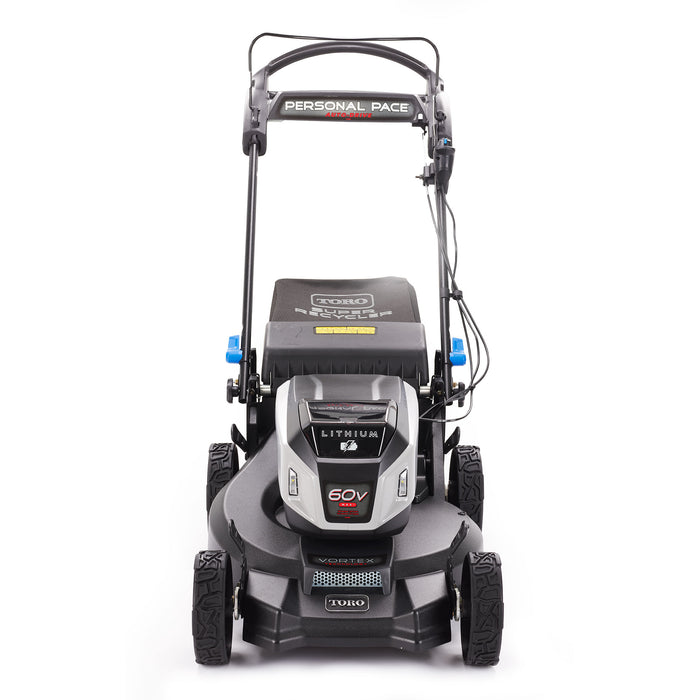 Toro 60V Max 21" Super Recycler® w/Personal Pace® & SmartStow® Cordless Lawn Mower - 7.5Ah Battery