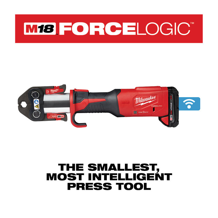 Milwaukee M18™ FORCE LOGIC™ ONE-KEY™ Press Tool w/ 1/2"-2" CTS Jaws