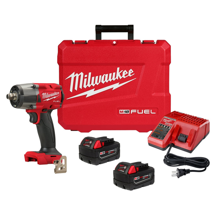 Milwaukee M18 FUEL 1/2" Mid-Torque Impact Wrench w/ Friction Ring Kit