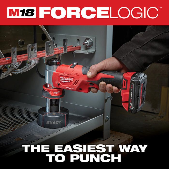 Milwaukee M18 FORCE LOGIC 6T Knockout Tool 1/2" - 2"
