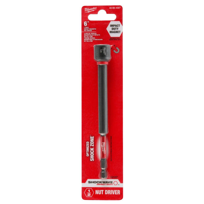 Milwaukee SHOCKWAVE Impact Duty 6" Magnetic Nut Drivers