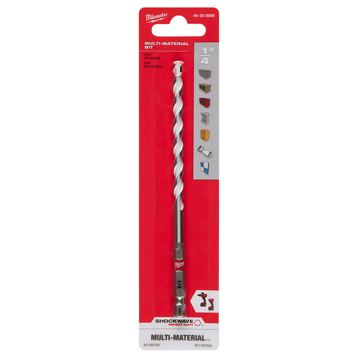 Milwaukee SHOCKWAVE Carbide Multi-Material Drill Bit
