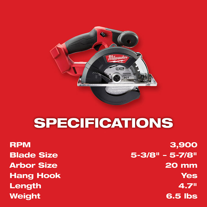 Milwaukee M18 FUEL™ 5-3/8" Metal Circular Saw