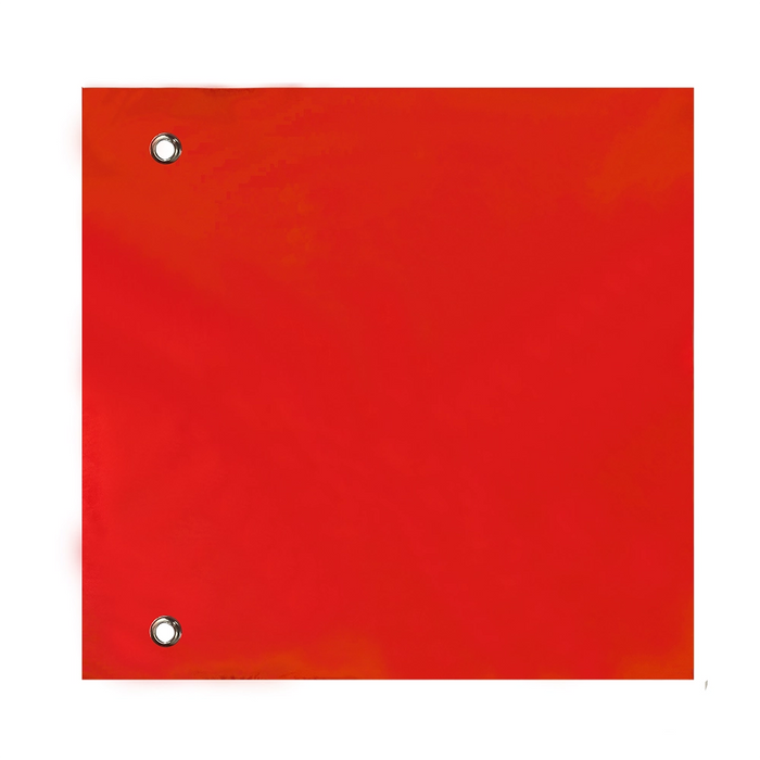 Wasip Orange Nylon Flag - 18" x 18"