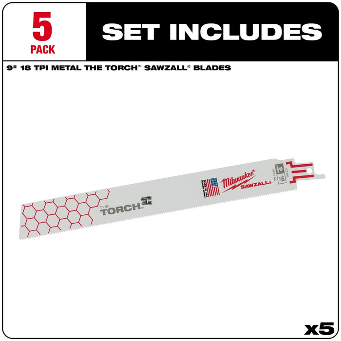 Milwaukee SAWZALL® The TORCH Metal Demolition Blades