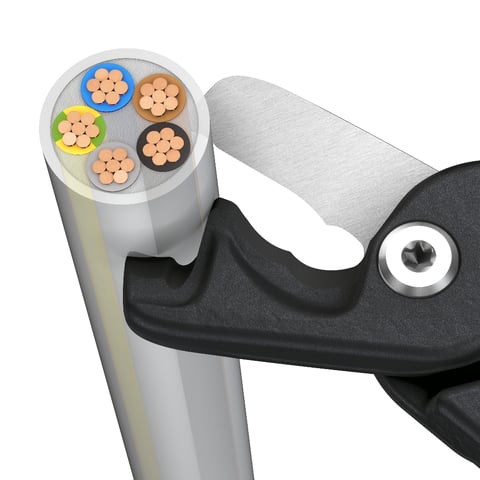 Knipex StepCut XL Cable Shears w/ Step Cut