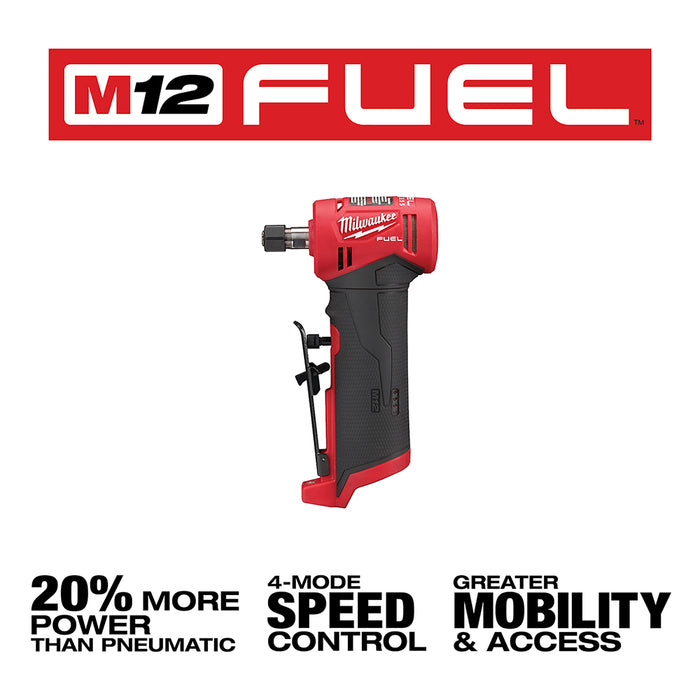 Milwaukee M12 FUEL Cordless Right Angle Die Grinder  - Tool Only