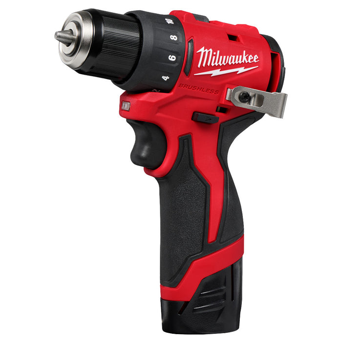 Milwaukee M12 Subcompact Brushless 3/8" Drill/Driver Kit