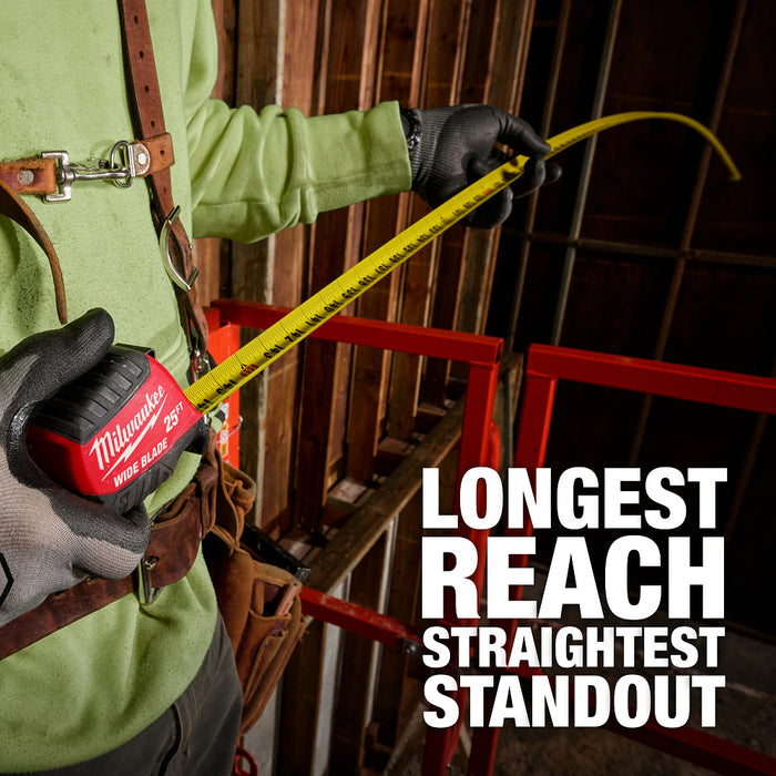 Milwaukee 8m/26ft Wide Blade Tape Measure