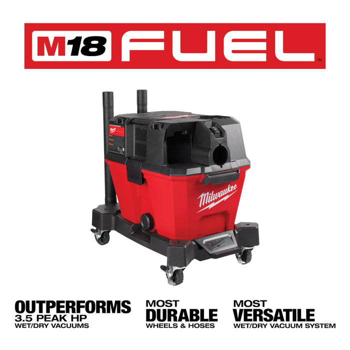 Milwaukee M18 FUEL 6 gal. Wet/Dry Vacuum - Tool Only
