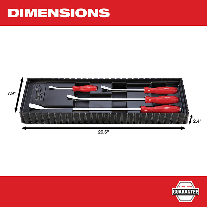 Milwaukee 4PC Pry Bar Set