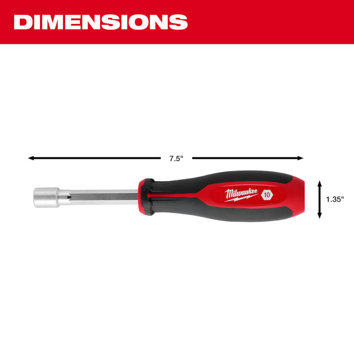 Milwaukee 7 pc. HollowCore™ Magnetic Nut Driver Set - Metric