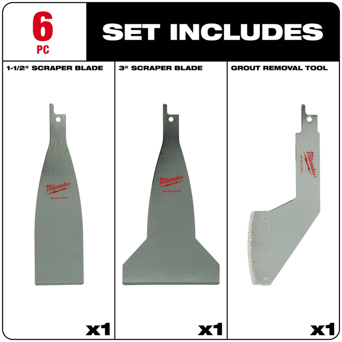 Milwaukee Material Removal Blade Set - 3 Piece