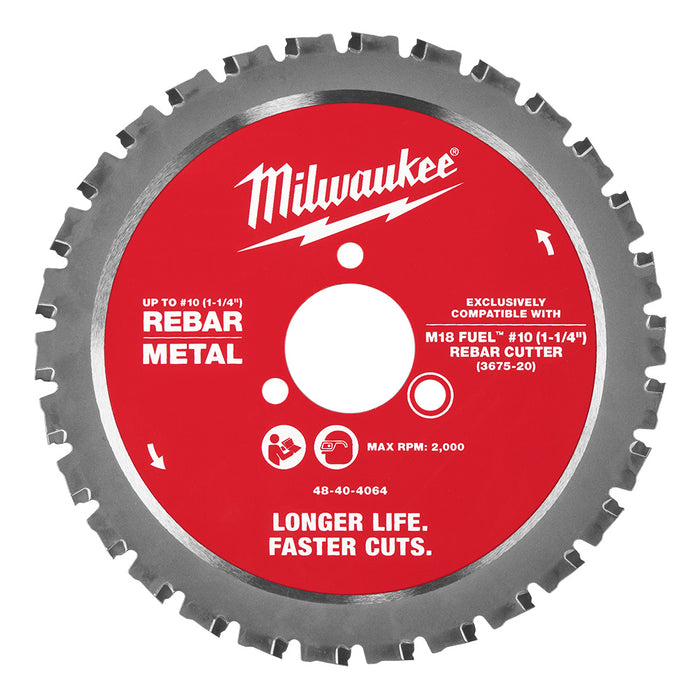 Milwaukee 1-1/4" Rebar Cutting Blade