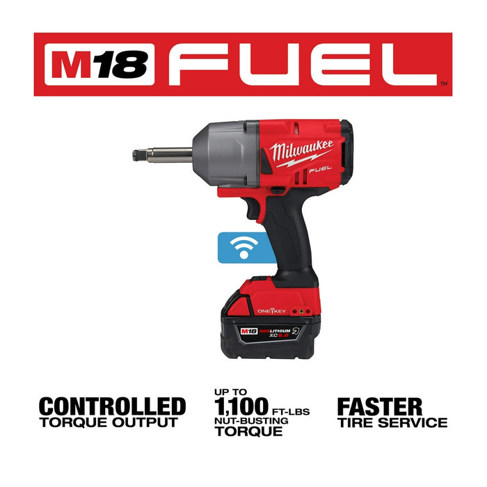 Milwaukee M18 FUEL™ ½” Ext. Anvil Controlled Torque Impact Wrench w/ONE-KEY™ Kit