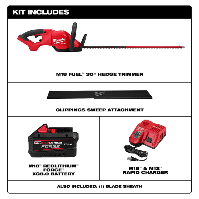 Milwaukee M18 FUEL 30" Cordless Hedge Trimmer Kit