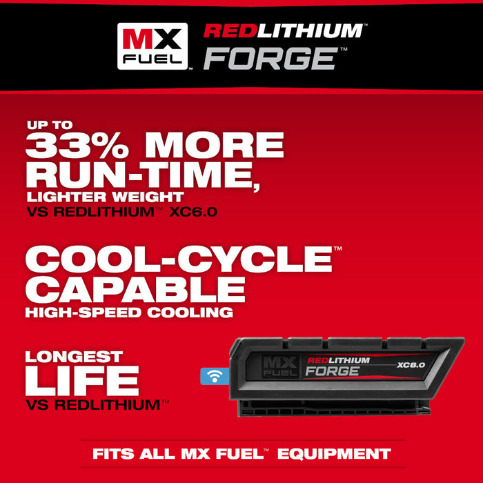 Milwaukee MX FUEL™ REDLITHIUM™ FORGE™ XC 8.0 Battery Pack