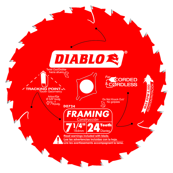 Diablo 24-Teeth Framing Saw Blade