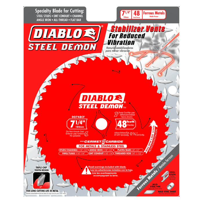 Diablo Demon™ Cermet II Saw Blade For Medium Metal