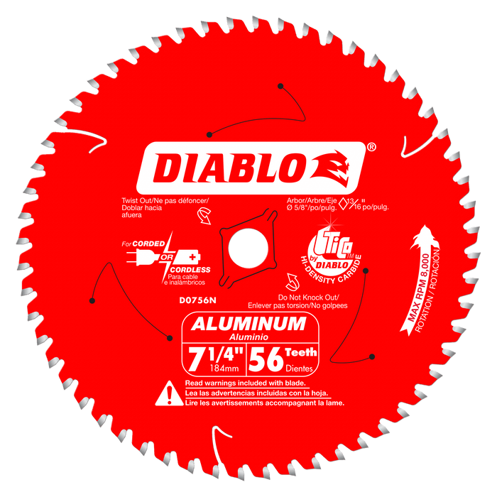 Diablo Saw Blade For Medium Aluminum