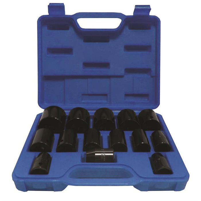 Tooltech 15 pc. Shallow Impact Socket Set 1/2" Drive