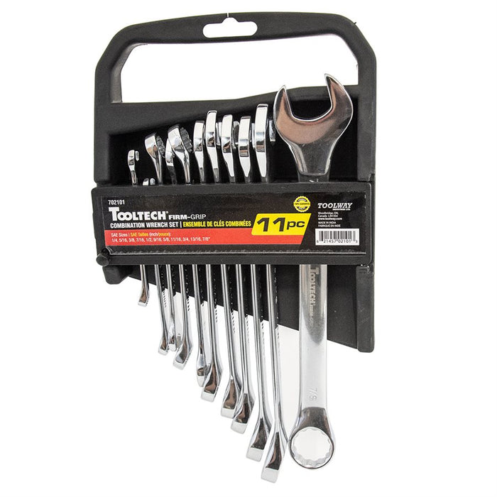 Tooltech 11 pc. Curved Combination Wrench Set