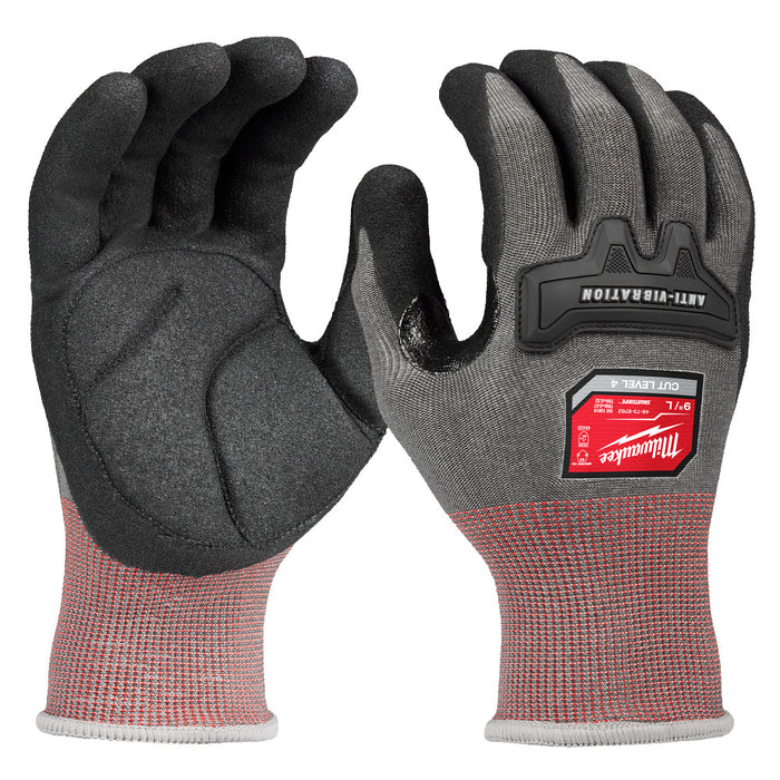 Milwaukee Anti-Vibration A4 Nitrile Dipped Gloves