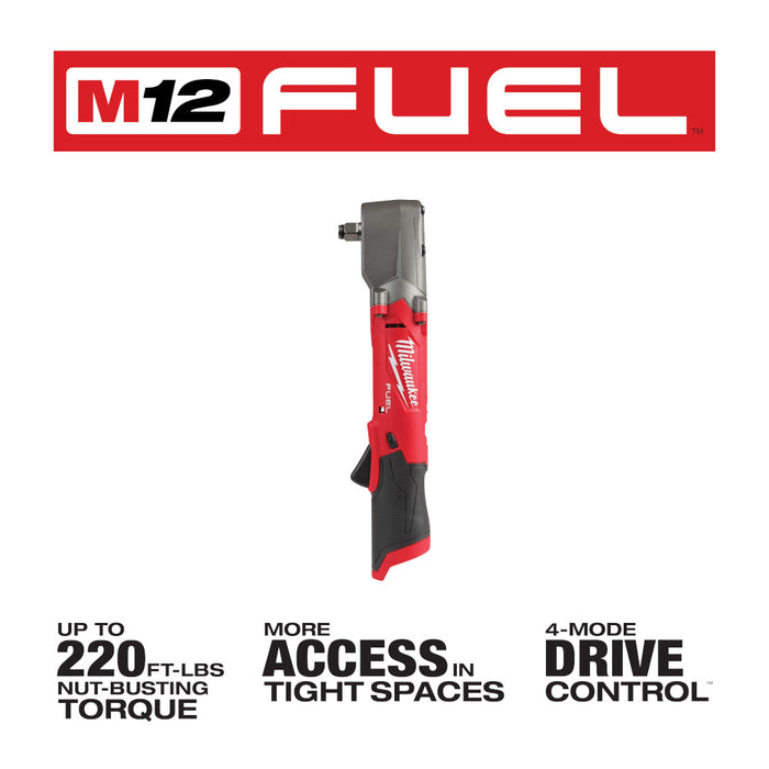 Milwaukee M12 FUEL™ 1/2" Right Angle Impact Wrench - Tool Only