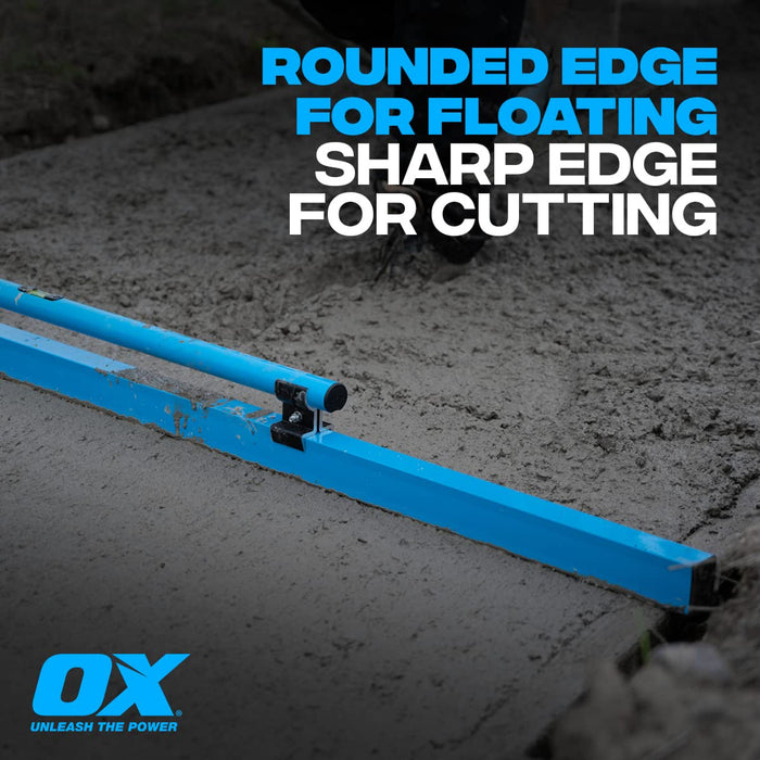 OX Pro Concrete Screed/Darby With Vial