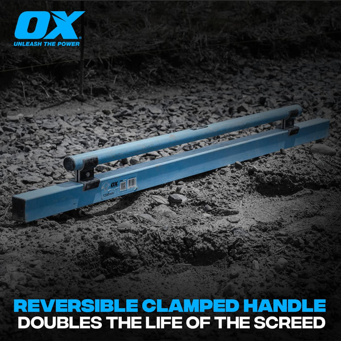 OX Pro Concrete Screed/Darby With Vial