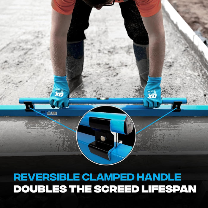 OX Pro Concrete Screed/Darby With Vial