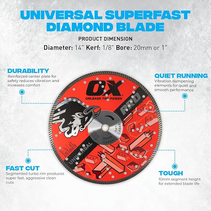 OX Pro Universal Diamond Blade