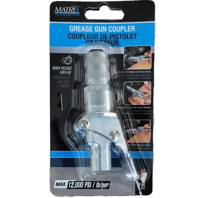 Heavy Duty Quick Release Grease Gun Coupler