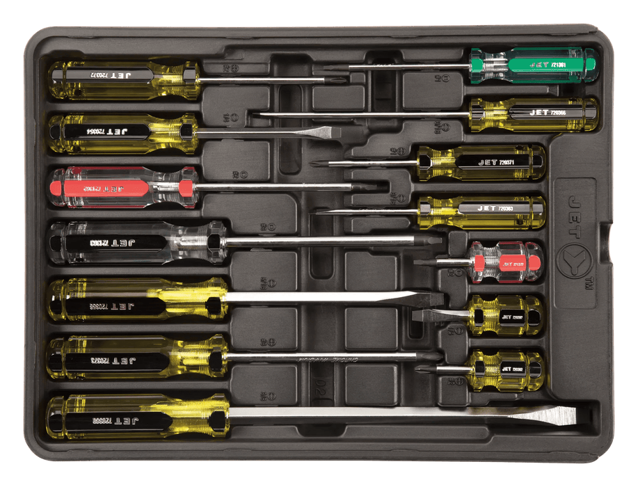 Jet 14 pc. Jumbo Handle Screwdriver Set
