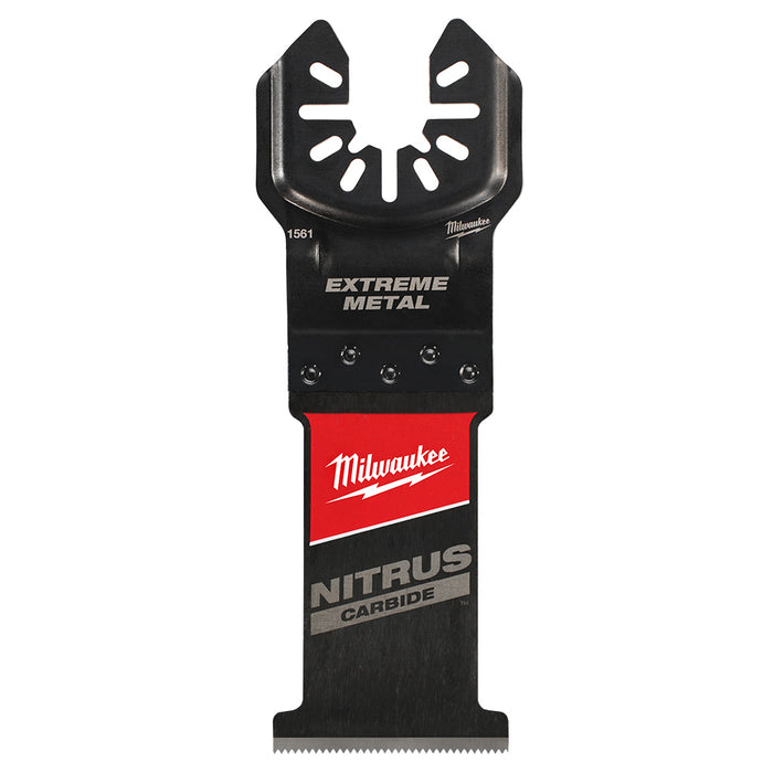 Milwaukee 10PK NITRUS CARBIDE™ Extreme Metal Universal Fit OPEN-LOK™ Multi-Tool Blade