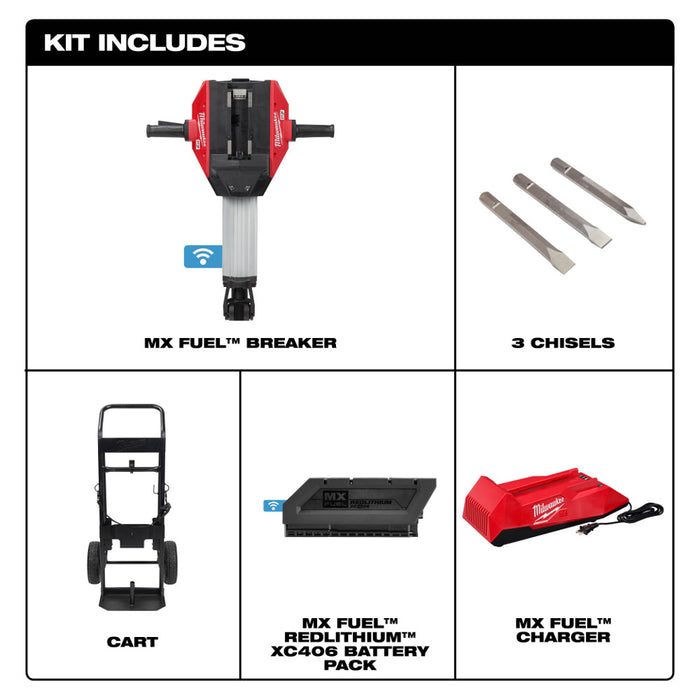 Milwaukee MX FUEL Cordless Breaker Kit