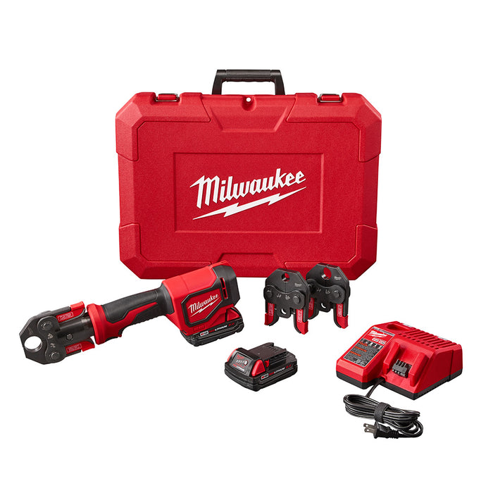 Milwaukee M18 Cordless Short Throw Press Tool Kit with PEX Crimp Jaws