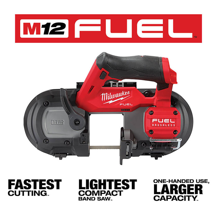 Milwaukee M12 FUEL Cordless Compact Band Saw - Tool Only