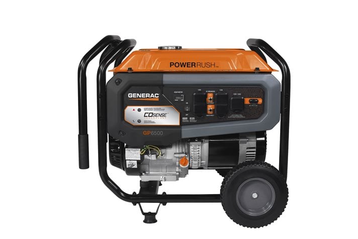 Generac GP6500E 3600W Portable Generator w/ Electric Start