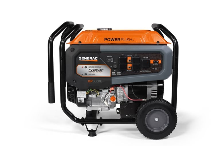 Generac GP8000E 8000W Portable Generator w/ Electric Start