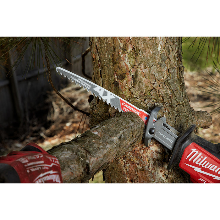 Milwaukee AX™ 12" 3 TPI The w/ Carbide Teeth For Pruning & Clean Wood SAWZALL® Blade