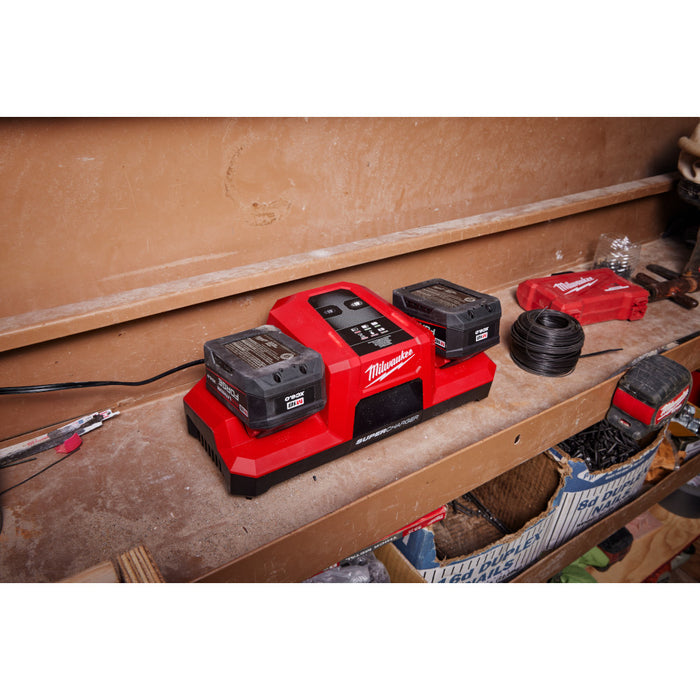 Milwaukee M18™ Dual Bay Super Charger Starter Kit w/ 2 XC6.0 FORGE™ Batteries