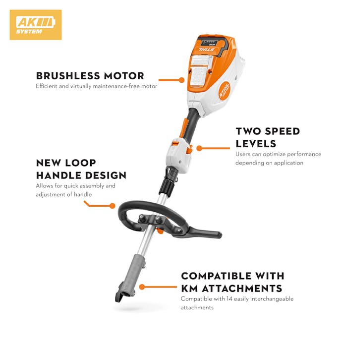 STIHL KMA 80R Cordless KombiSystem KombiEngine (AK System)