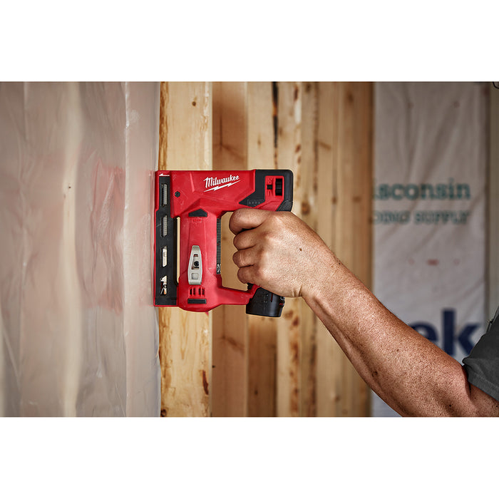 Milwaukee M12 Cordless 3/8" Crown Stapler  - Tool Only